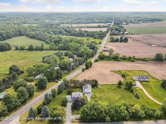 921 Ives Rd, Mason, MI 48854 - aerial view of sparsely populated area