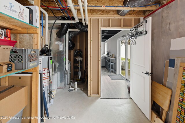 15925 Turnberry St, Lansing, MI 48906 - basement featuring water heater