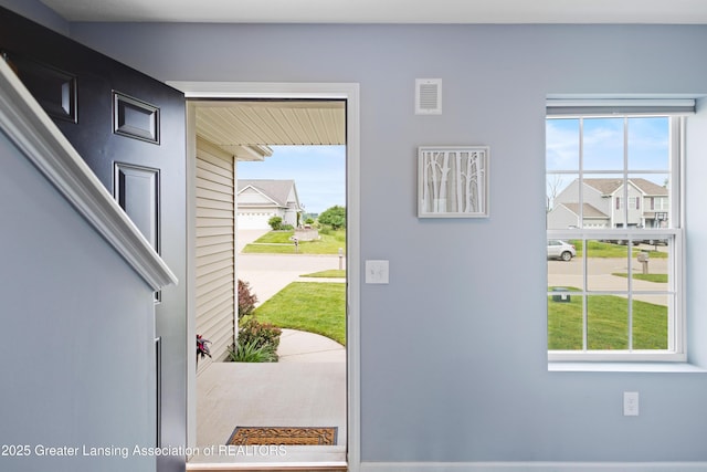 15925 Turnberry St, Lansing, MI 48906 - foyer entrance featuring plenty of natural light