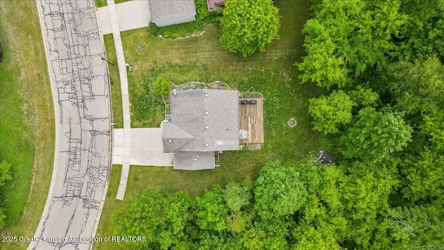 460 Blue Spruce Ln, Mason, MI 48854 - drone / aerial view
