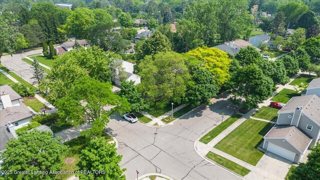 992 Touraine Ave, East Lansing, MI 48823 - aerial view of residential area