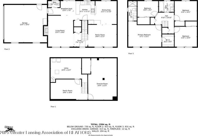 992 Touraine Ave, East Lansing, MI 48823 - room layout