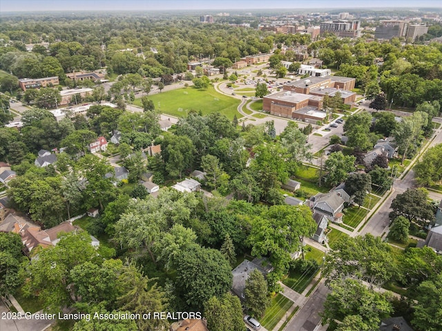 932 Sunset Ln, East Lansing, MI 48823 - aerial view of property and surrounding area