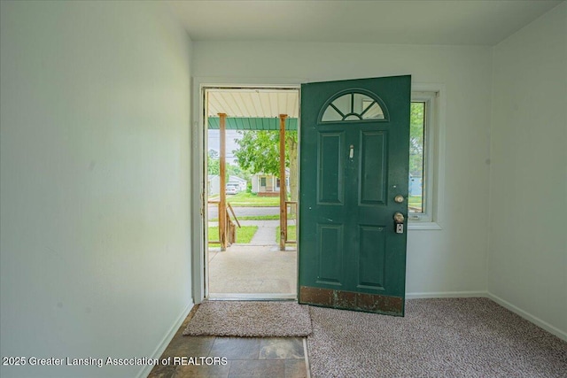 629 Emily Ave, Lansing, MI 48910 - entryway featuring baseboards and plenty of natural light
