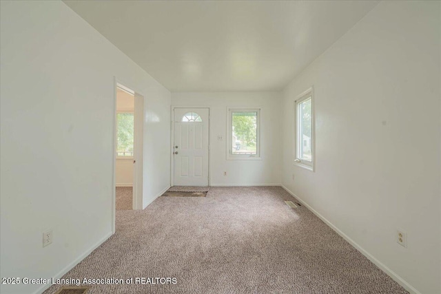629 Emily Ave, Lansing, MI 48910 - carpeted foyer entrance with baseboards