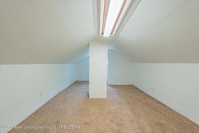 629 Emily Ave, Lansing, MI 48910 - additional living space with light carpet and vaulted ceiling