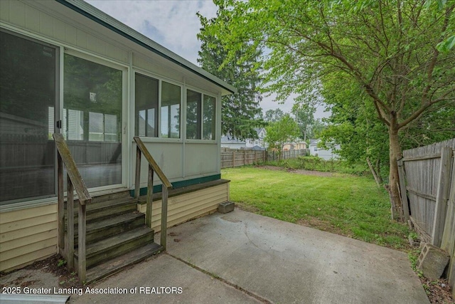 629 Emily Ave, Lansing, MI 48910 - view of yard with a patio and entry steps