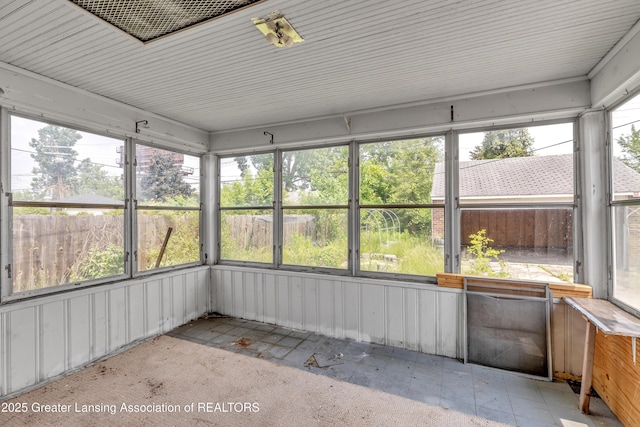 19326 Marlowe St, Detroit, MI 48235 - unfurnished sunroom featuring plenty of natural light