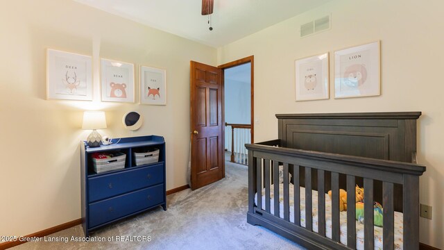 1117 Windreef Cir, Okemos, MI 48864 - bedroom with carpet floors and baseboards