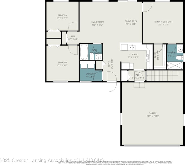 1262 Evans St, Mason, MI 48854 - view of room layout