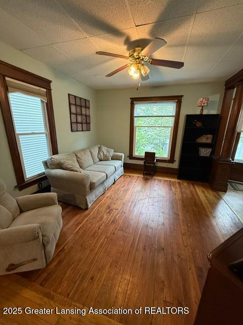 921 W Genesee St, Lansing, MI 48915 - living room featuring plenty of natural light and hardwood / wood-style flooring