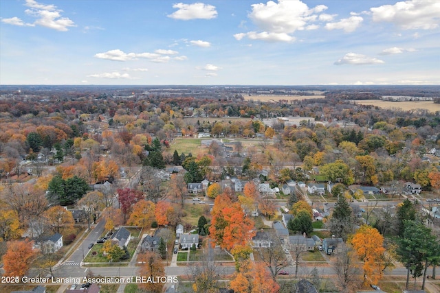 350 N Marshall Ave, Marshall, MI 49068 - aerial view of property and surrounding area