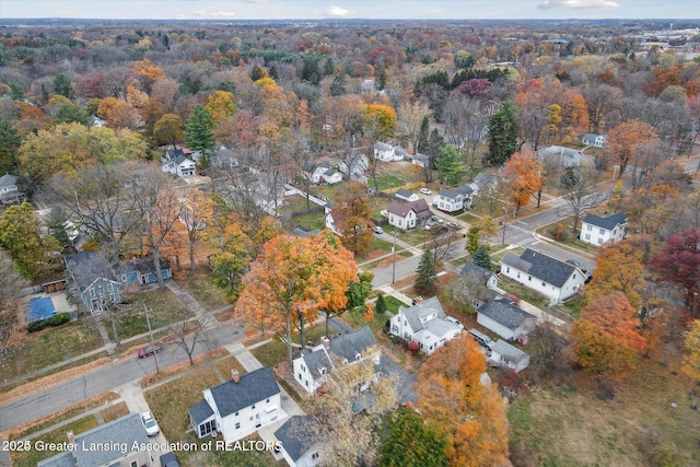 350 N Marshall Ave, Marshall, MI 49068 - aerial overview of property's location featuring nearby suburban area