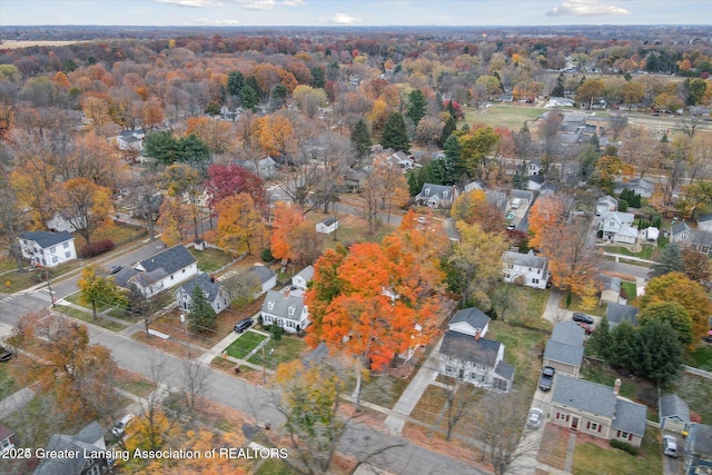 350 N Marshall Ave, Marshall, MI 49068 - aerial view of property's location with nearby suburban area