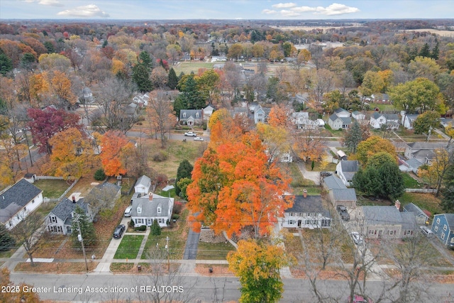 350 N Marshall Ave, Marshall, MI 49068 - aerial perspective of suburban area