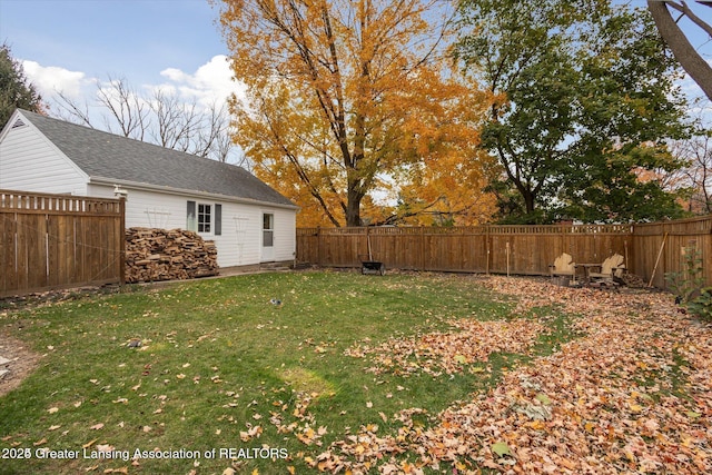 350 N Marshall Ave, Marshall, MI 49068 - view of fenced backyard
