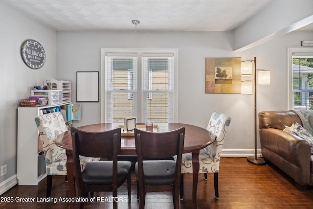 515 N Fairview Ave, Lansing, MI 48912 - dining area with wood finished floors and baseboards