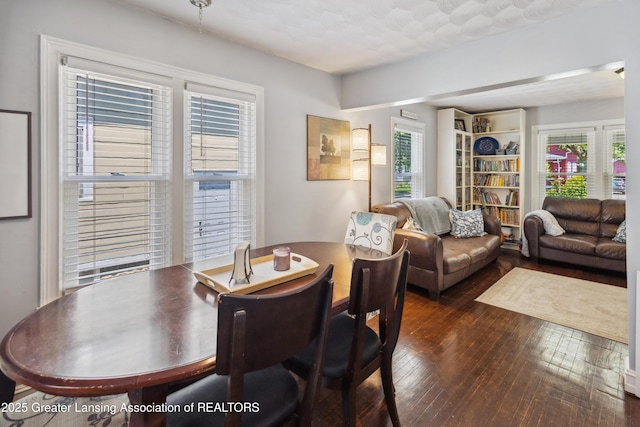 515 N Fairview Ave, Lansing, MI 48912 - dining space featuring plenty of natural light and dark wood finished floors