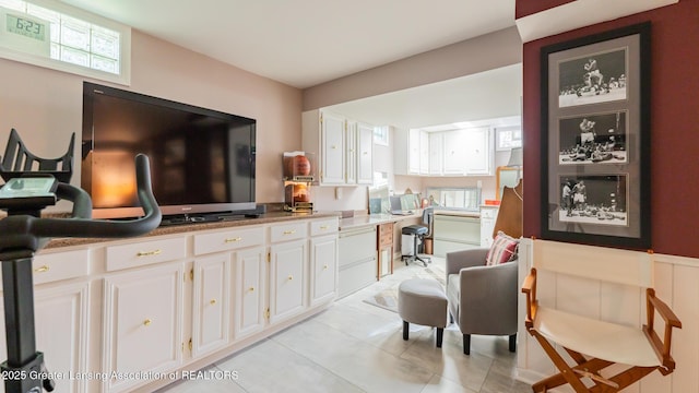 5939 Highgate Ave, East Lansing, MI 48823 - living room featuring light tile patterned flooring