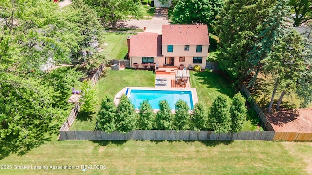 5939 Highgate Ave, East Lansing, MI 48823 - view of subject property featuring a pool