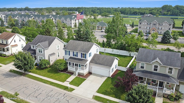 491 Anhinga Dr, East Lansing, MI 48823 - aerial view of residential area