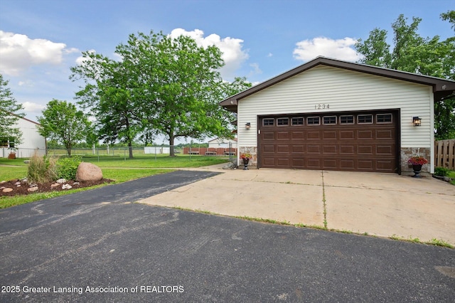 1234 Lamb Rd, Mason, MI 48854 - view of detached garage
