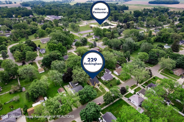 229 Rockingham Ave, Alma, MI 48801 - bird's eye view