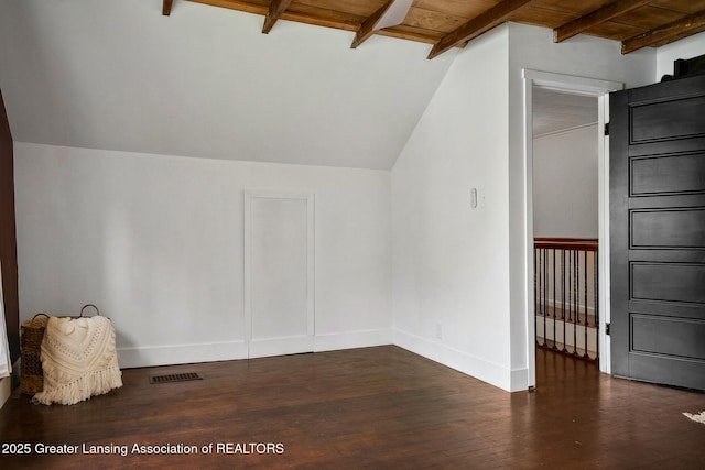 229 Rockingham Ave, Alma, MI 48801 - bonus room featuring wood finished floors and wooden ceiling