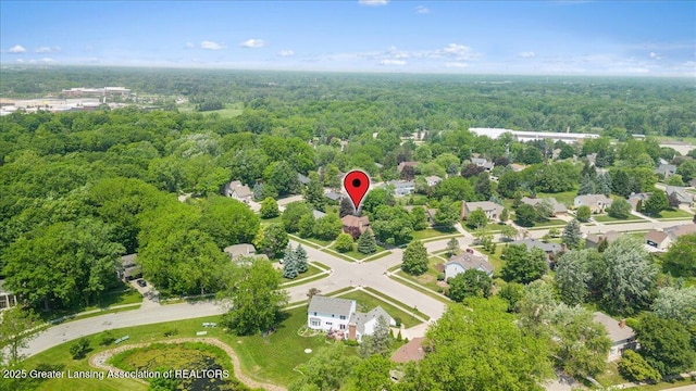 3886 Hemmingway Dr, Okemos, MI 48864 - drone / aerial view of a forest