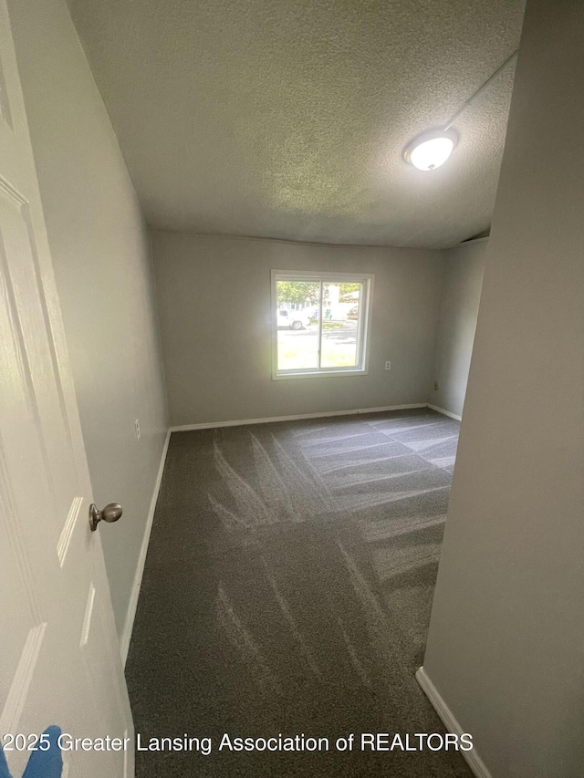4013 Ingham St, Lansing, MI 48911 - empty room with a textured ceiling and carpet floors