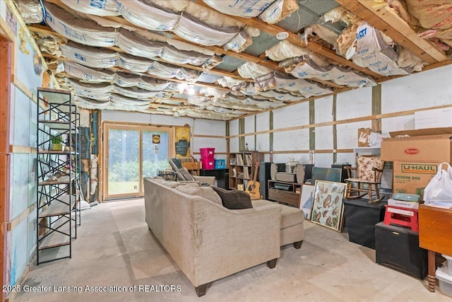 11100 S Bird Rd, Dowling, MI 49050 - view of below grade area
