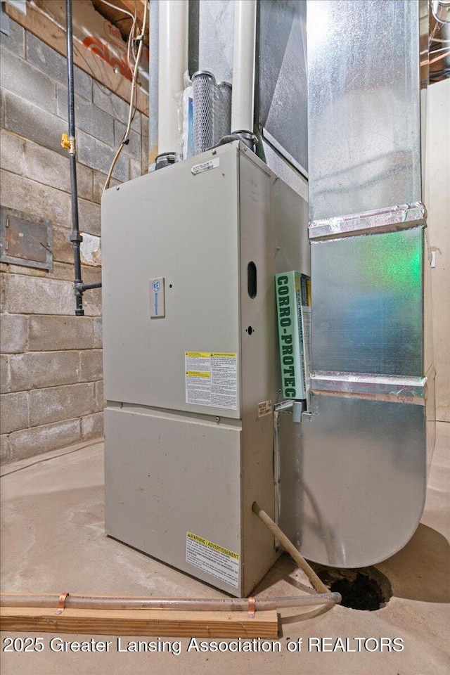 11100 S Bird Rd, Dowling, MI 49050 - view of utility room
