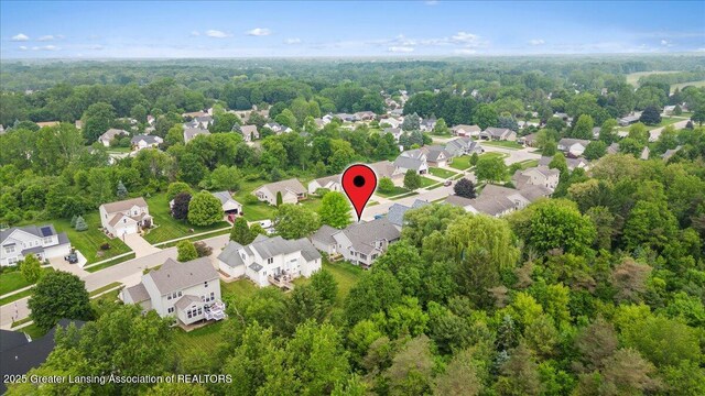 2308 Keller Rd, Holt, MI 48842 - aerial view of residential area