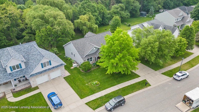 2308 Keller Rd, Holt, MI 48842 - aerial view of property and surrounding area
