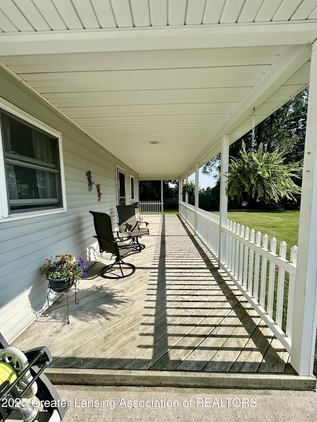10497 Charlotte Hwy, Portland, MI 48875 - view of porch