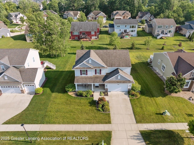 8687 Yellowstone Ln, Lansing, MI 48917 - aerial perspective of suburban area