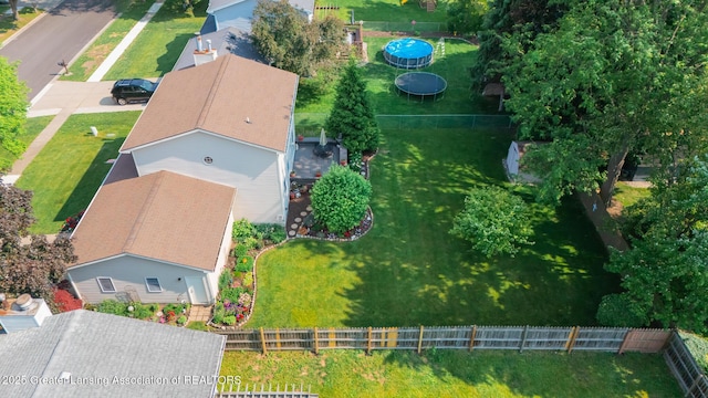 533 Middlebury Ln, Mason, MI 48854 - view from above of property