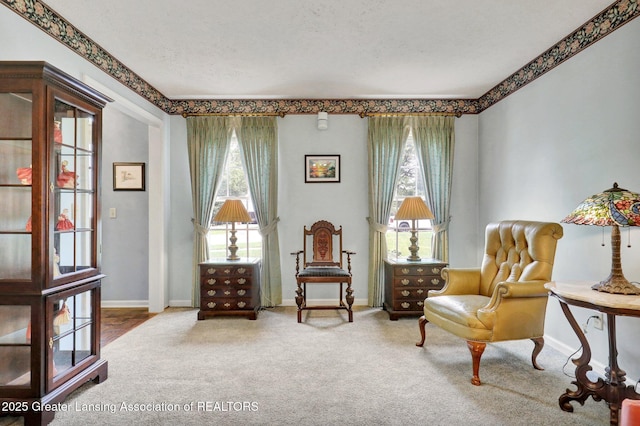 1204 Burlington Dr, Grand Ledge, MI 48837 - sitting room featuring plenty of natural light and carpet