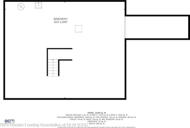 1204 Burlington Dr, Grand Ledge, MI 48837 - view of property floor plan