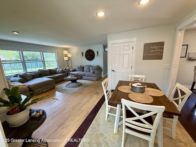 3321 Springbrook Ln, Lansing, MI 48917 - living room with wood-type flooring and recessed lighting