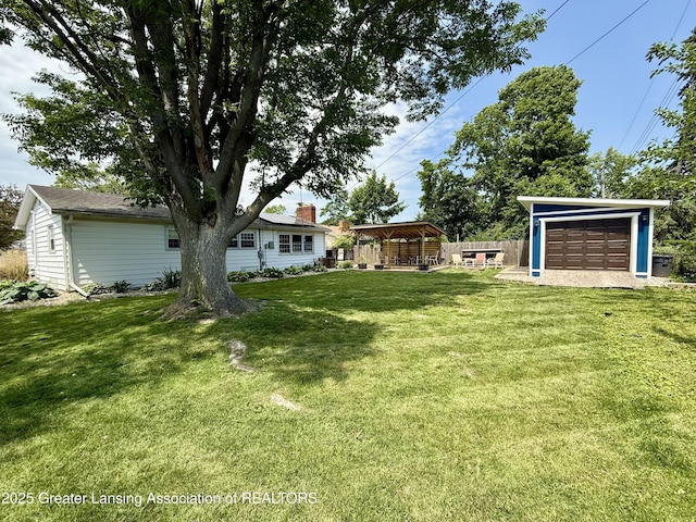 3321 Springbrook Ln, Lansing, MI 48917 - view of yard with an outbuilding