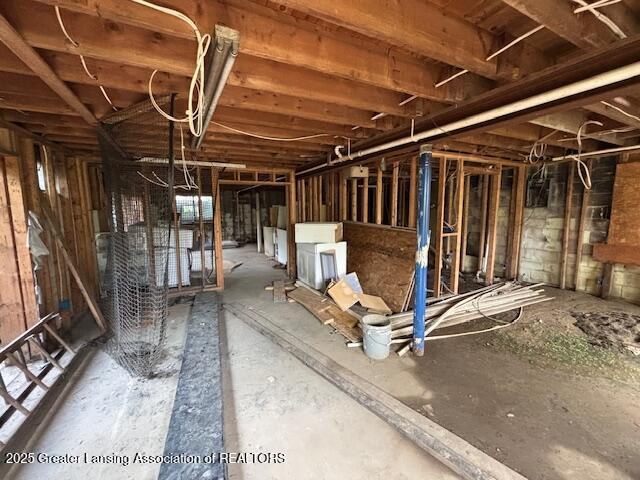 5681 Shaw St, Haslett, MI 48840 - view of basement