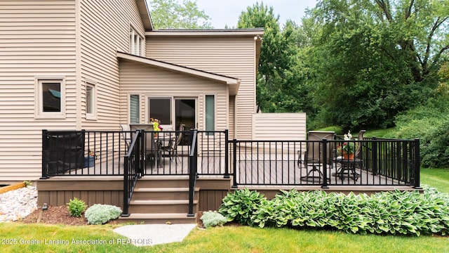 3522 Apple Valley Rd, Okemos, MI 48864 - view of deck