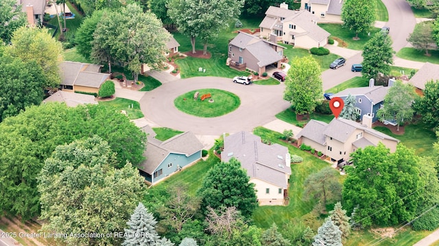 3522 Apple Valley Rd, Okemos, MI 48864 - aerial view of property and surrounding area featuring nearby suburban area