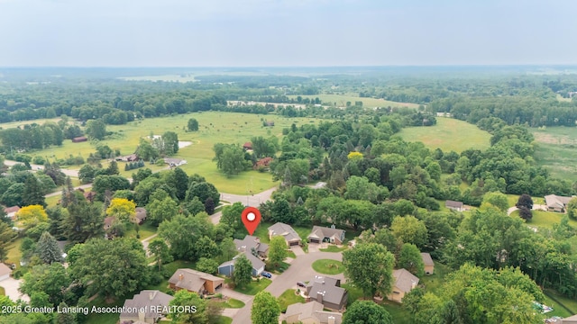 3522 Apple Valley Rd, Okemos, MI 48864 - drone / aerial view