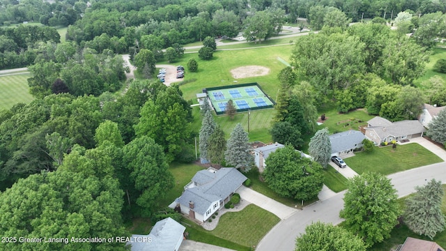 6916 Toboggan Ln, Lansing, MI 48917 - aerial view of property and surrounding area