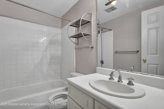 6213 Beechfield Dr, Lansing, MI 48911 - full bathroom featuring vanity and shower / bathtub combination