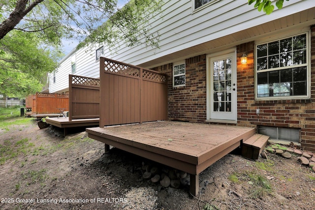 6213 Beechfield Dr, Lansing, MI 48911 - view of deck
