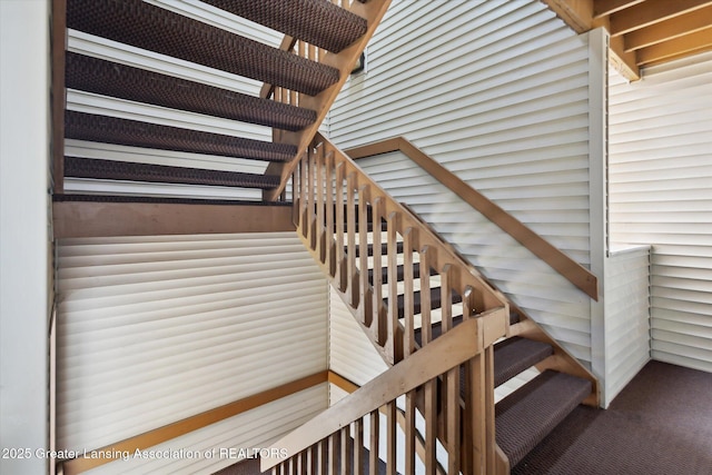 1457 E Pond Dr Unit 21, Okemos, MI 48864 - wooden deck featuring stairs