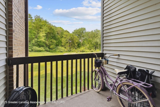 1457 E Pond Dr Unit 21, Okemos, MI 48864 - view of balcony